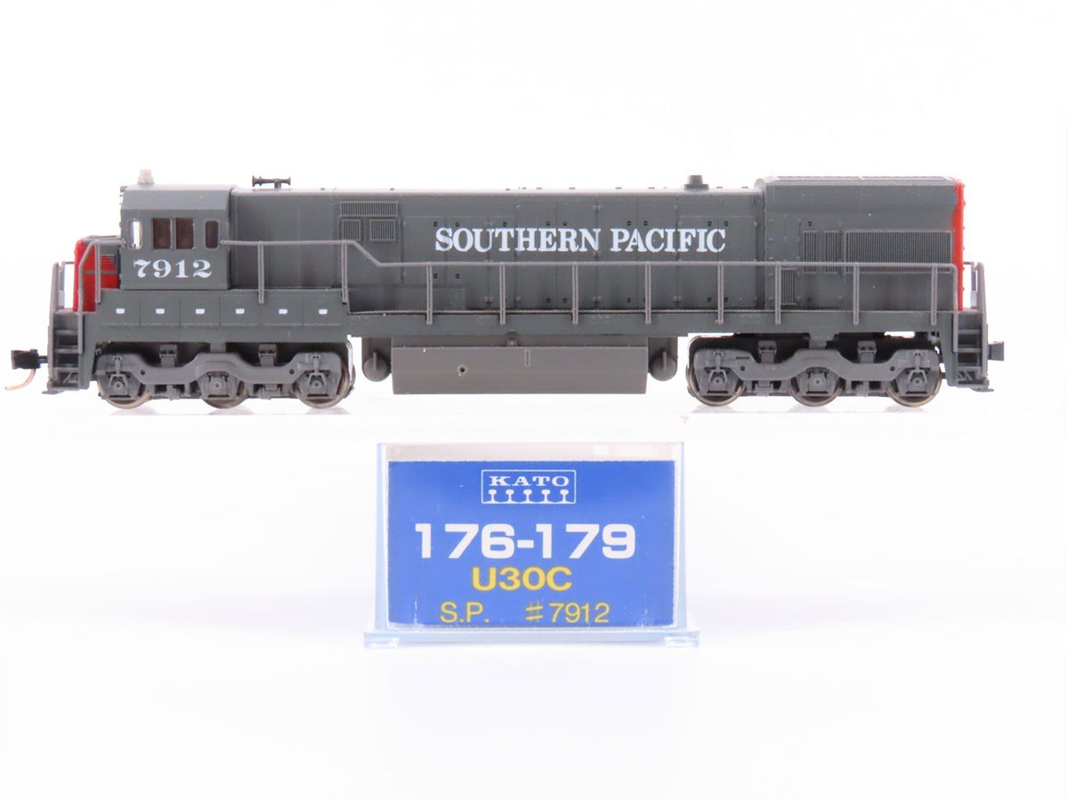 N Scale KATO 176-179 SP Southern Pacific &quot;Bloody Nose&quot; GE U30C Diesel #7912