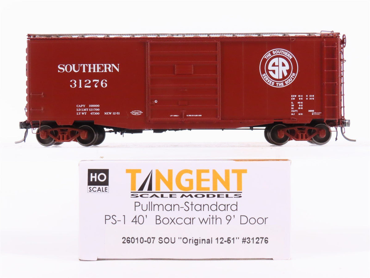 HO Scale Tangent 26010-07 Southern Original 12-51 PS-1 9&#39; Door Boxcar #31276