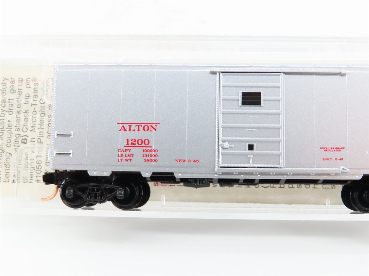 N Scale Micro-Trains MTL 20586 ALTON Railroad 40&#39; Single Door Box Car #1200