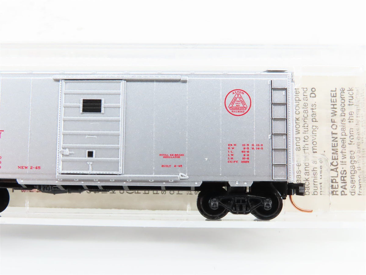 N Scale Micro-Trains MTL 20586 ALTON Railroad 40&#39; Single Door Box Car #1200