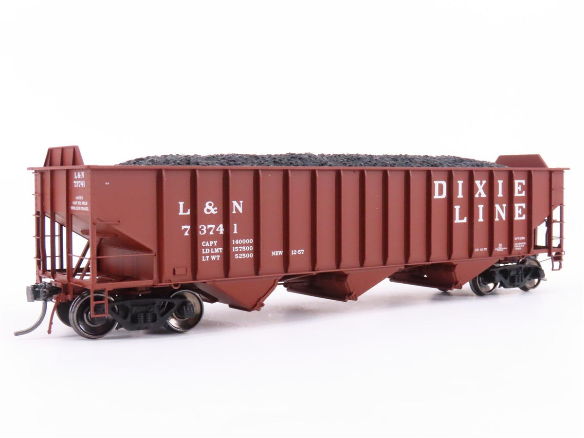 HO Tangent 15012-11 L&amp;N &quot;Original Dixie Line 1957&quot; PS-3 3-Bay Hopper Car #73741