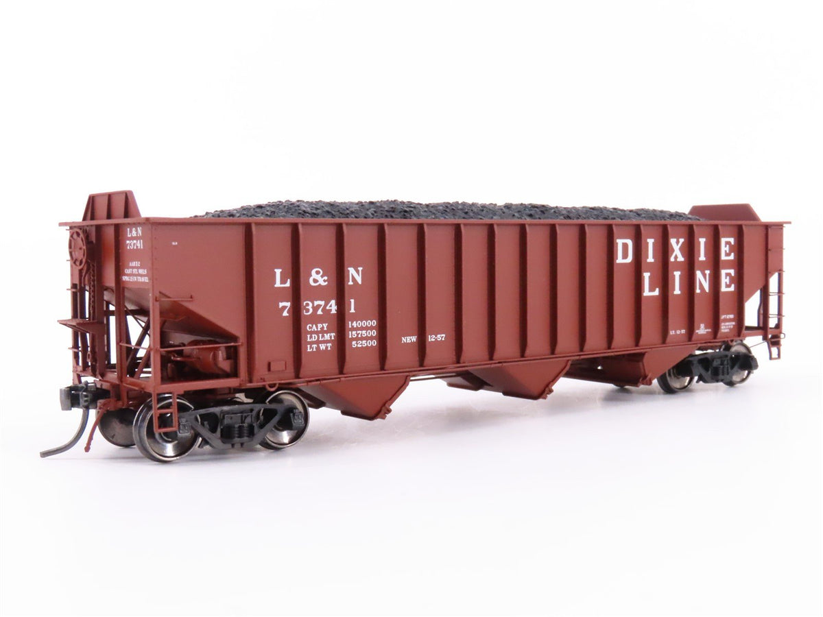 HO Tangent 15012-11 L&amp;N &quot;Original Dixie Line 1957&quot; PS-3 3-Bay Hopper Car #73741