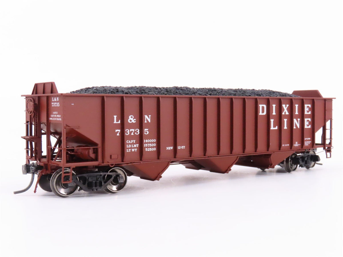 HO Tangent 15012-09 L&amp;N &quot;Original Dixie Line 1957&quot; PS-3 3-Bay Hopper Car #73735