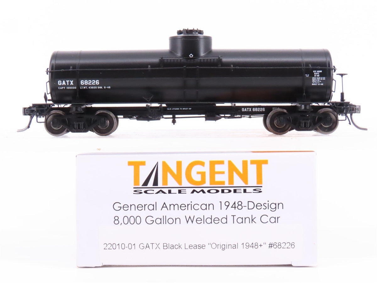 HO Scale Tangent 22010-01 GATX Lease Original 1948 Single Dome Tankcar #68226