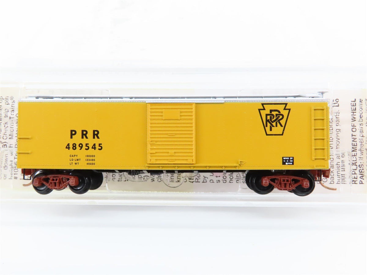 N Scale Micro-Trains MTL NSC 01-22 PRR Pennsylvania MOW Storage Box Car #489545