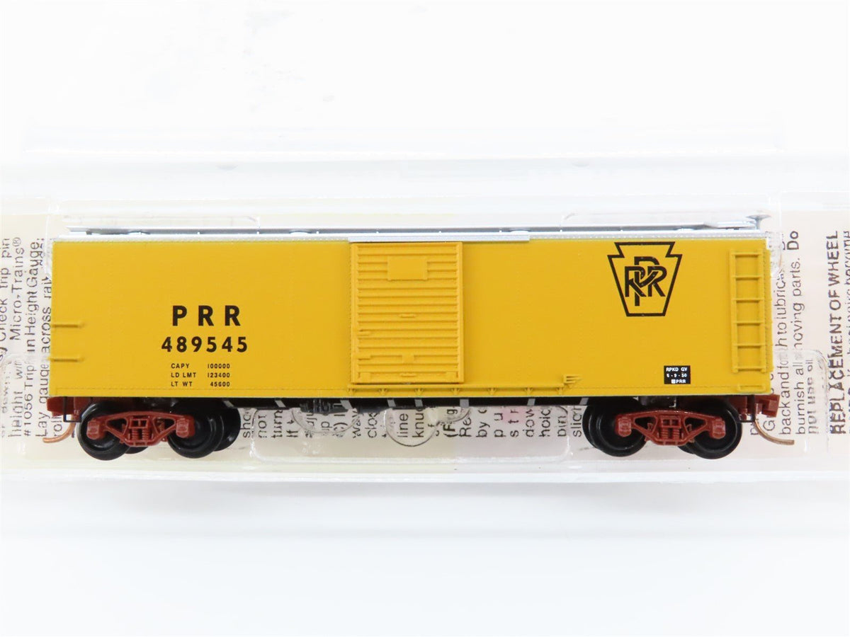 N Scale Micro-Trains MTL NSC 01-22 PRR Pennsylvania MOW Storage Box Car #489545