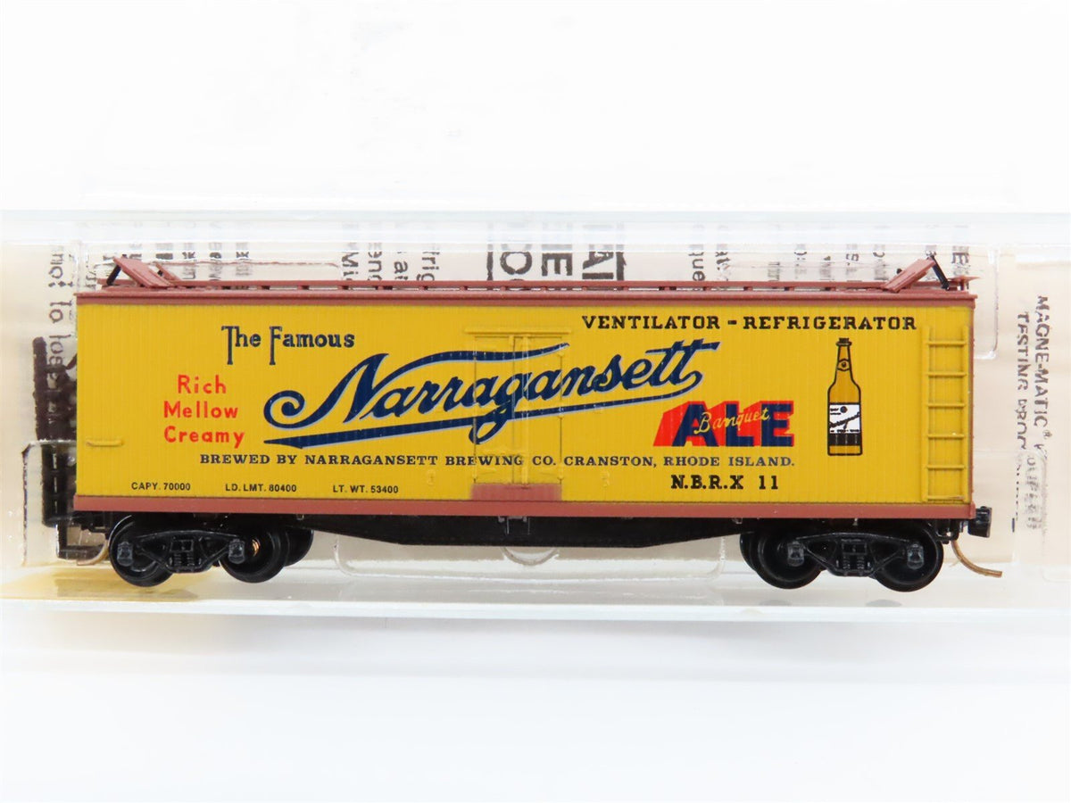 N Scale Kadee Micro-Trains MTL 49220 NBRX Narragansett 40&#39; Beer Reefer #11