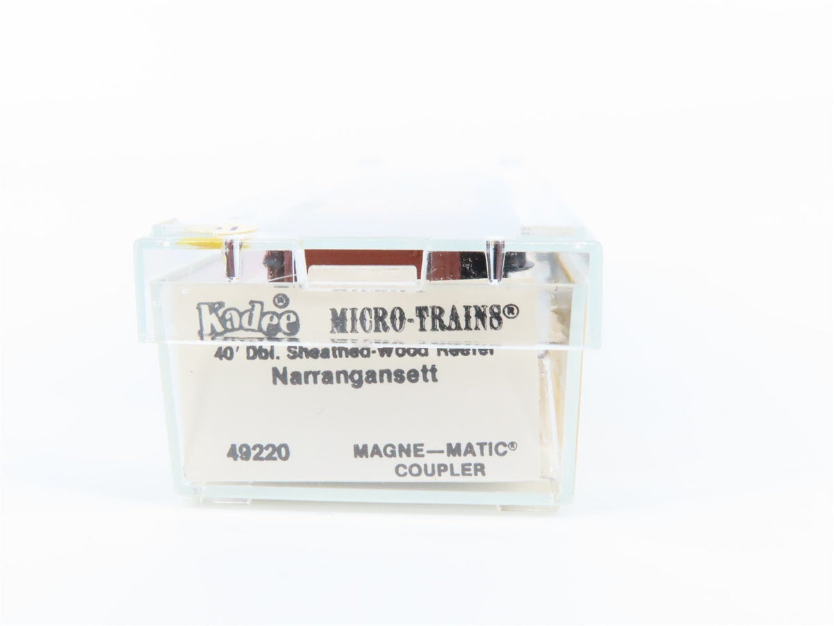 N Scale Kadee Micro-Trains MTL 49220 NBRX Narragansett 40&#39; Beer Reefer #11