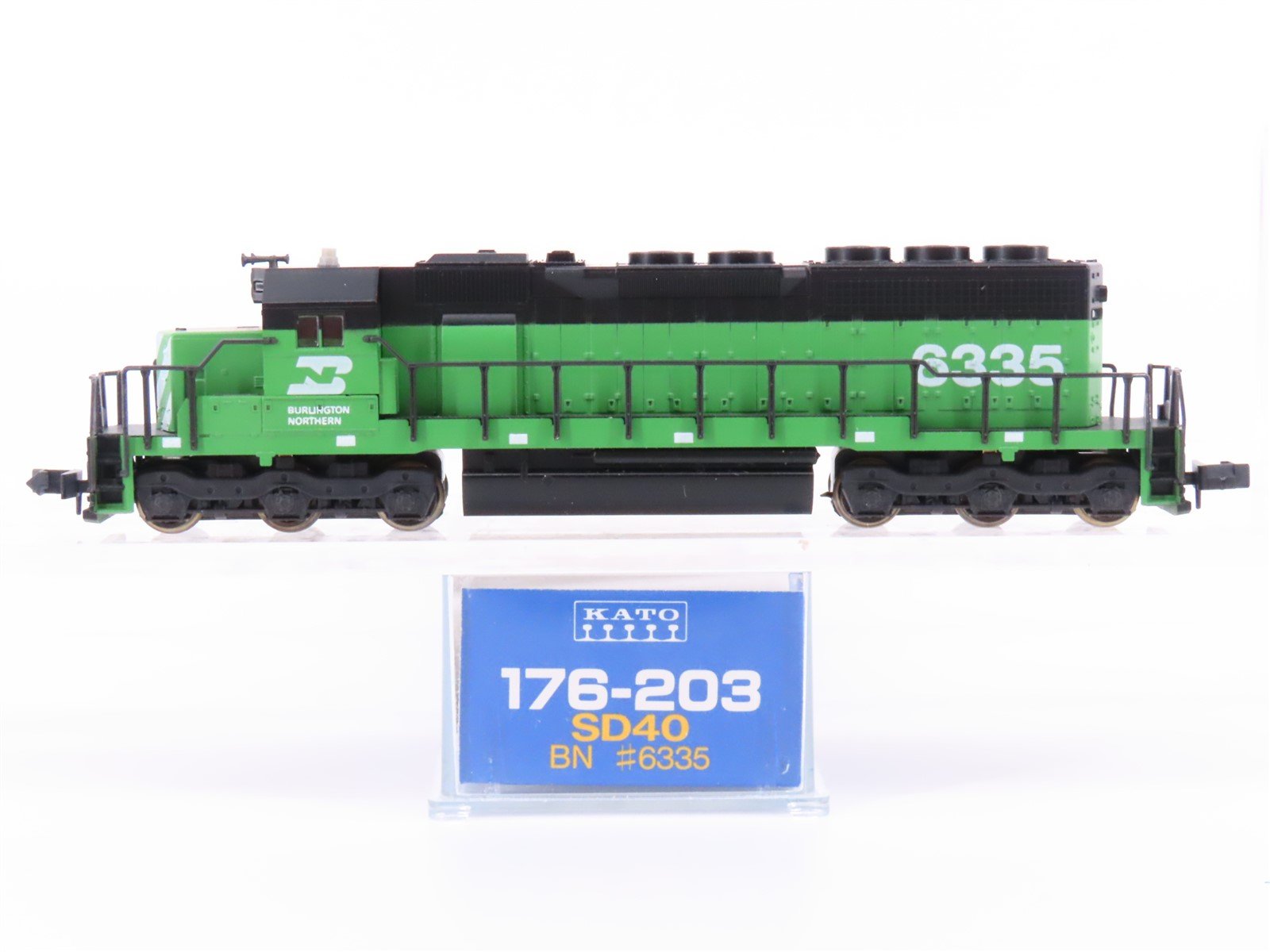 N Scale KATO 176-203 BN Burlington Northern EMD SD40 Diesel Locomotive #6335