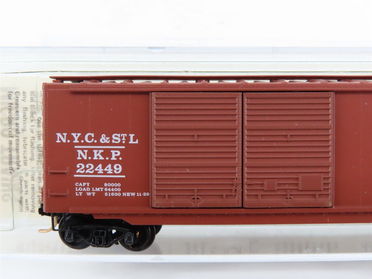 N Kadee Micro-Trains MTL 23100 NYC&amp;STL NKP Nickel Plate Road 40&#39; Box Car #22449