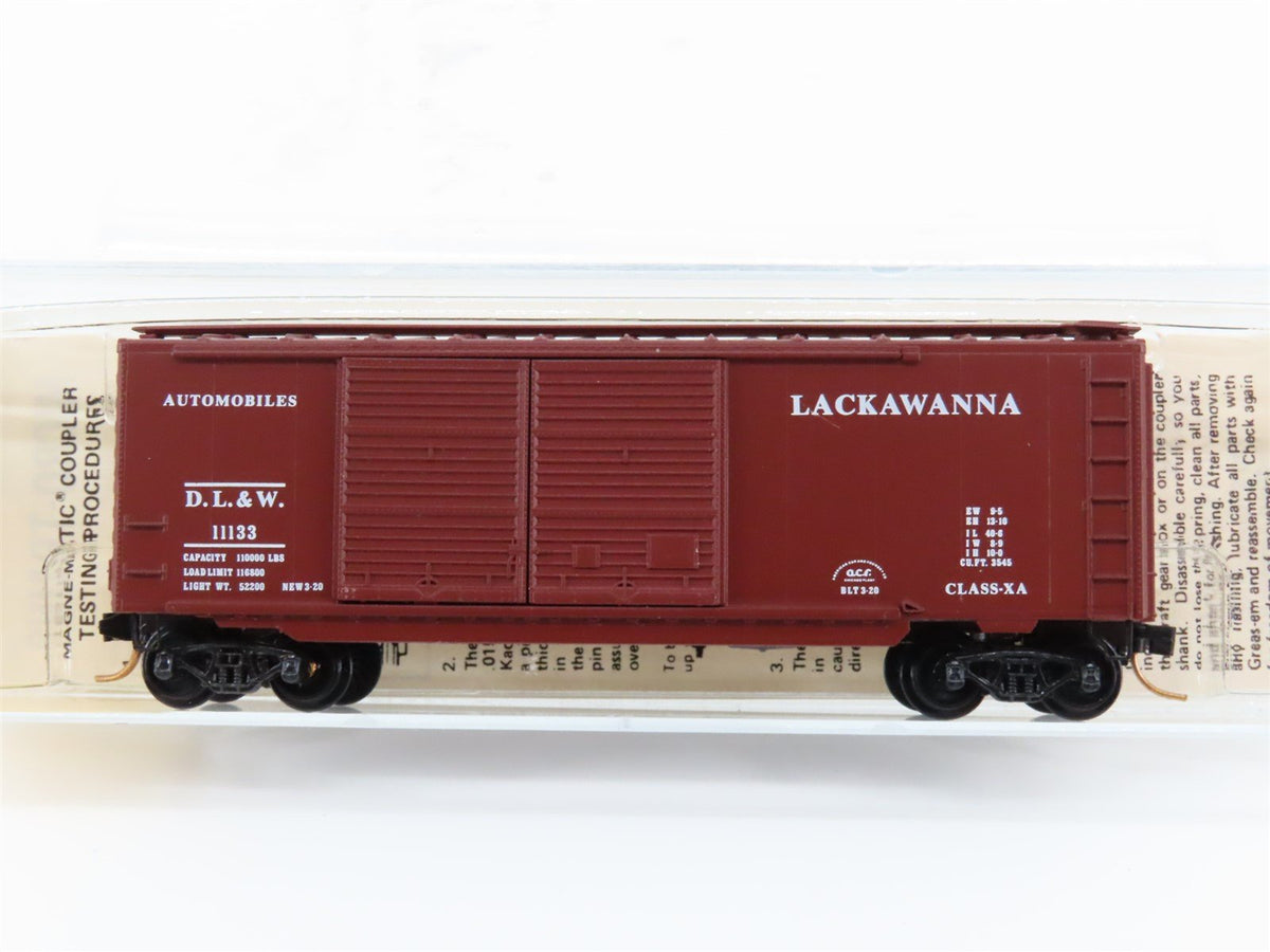 N Scale Kadee Micro-Trains MTL 23110 DL&amp;W Lackawanna Railroad 40&#39; Box Car #11133