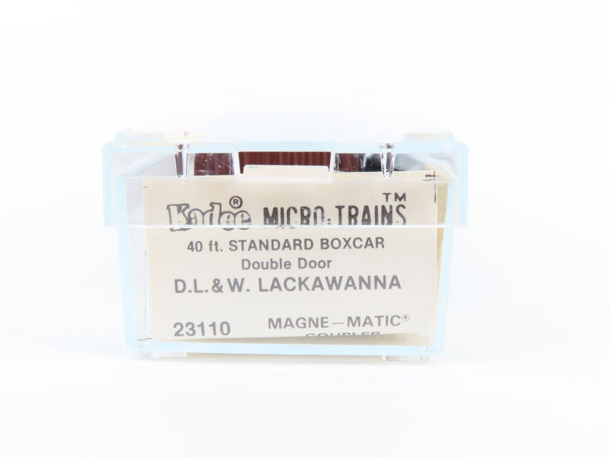 N Scale Kadee Micro-Trains MTL 23110 DL&amp;W Lackawanna Railroad 40&#39; Box Car #11133