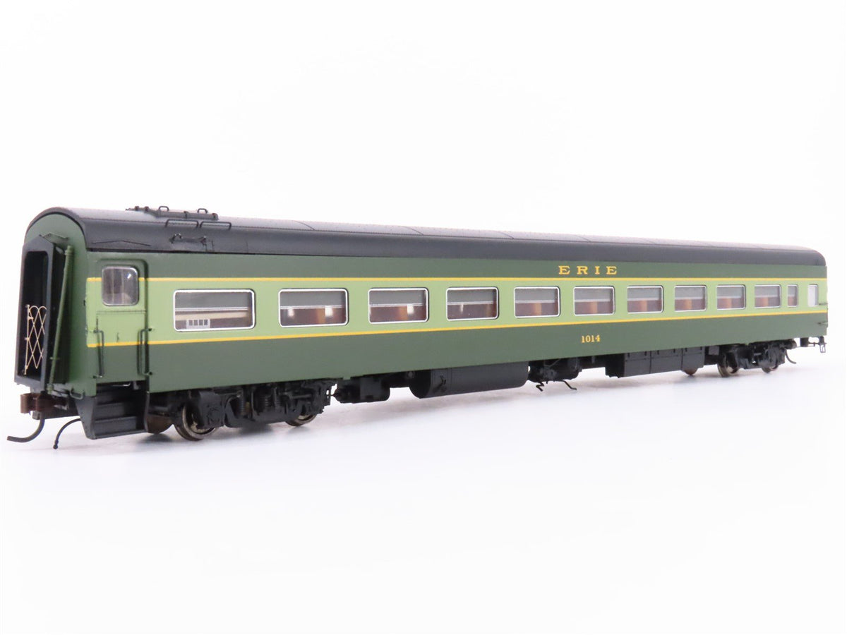 HO Scale Rapido 100184 Erie Railway Lightweight Coach Passenger Car #1014