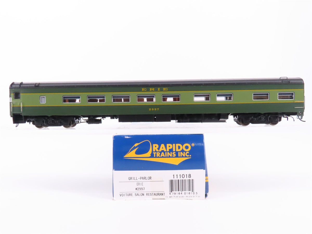 HO Scale Rapido 111018 Erie Railway Grill-Parlor Passenger Car #2997