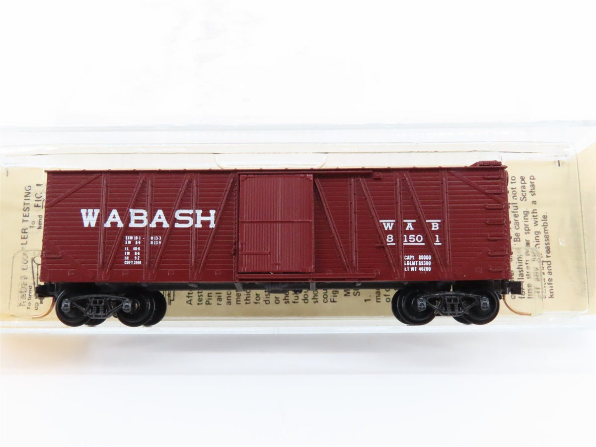 N Scale Kadee Micro-Trains MTL 28050 WAB Wabash 40&#39; Single Door Box Car #81501