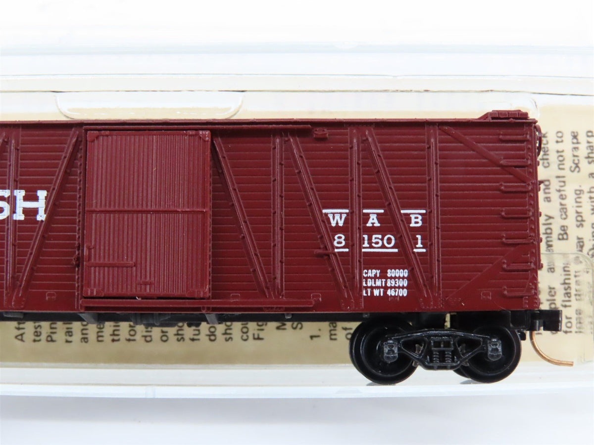 N Scale Kadee Micro-Trains MTL 28050 WAB Wabash 40&#39; Single Door Box Car #81501