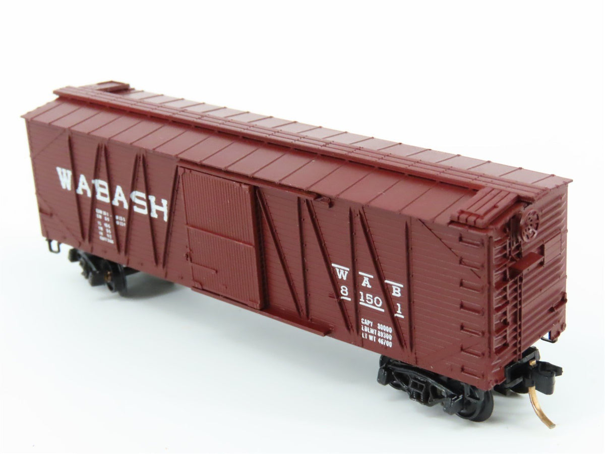 N Scale Kadee Micro-Trains MTL 28050 WAB Wabash 40&#39; Single Door Box Car #81501