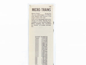 N Scale Kadee Micro-Trains MTL 28050 WAB Wabash 40' Single Door Box Car #81501