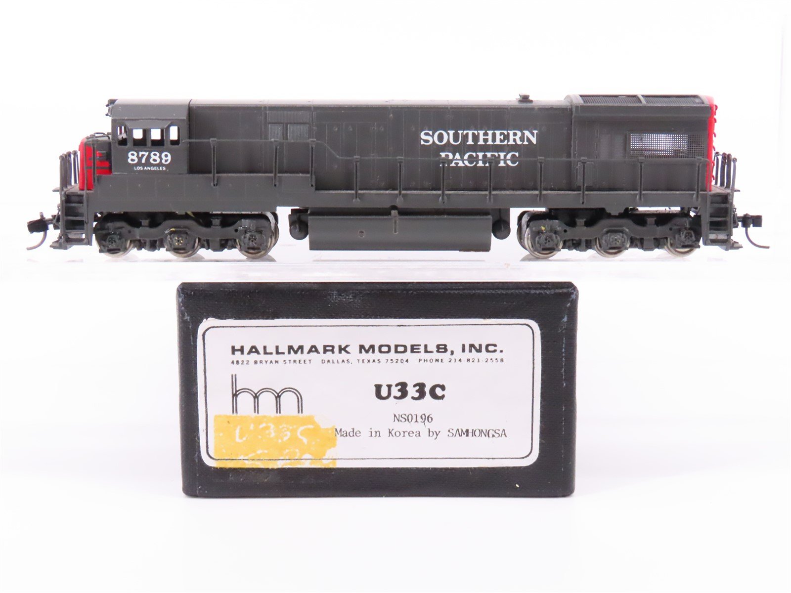 N Hallmark/Samhongsa BRASS NS0196 SP "Bloody Nose" GE U33C Diesel #8789 - Custom