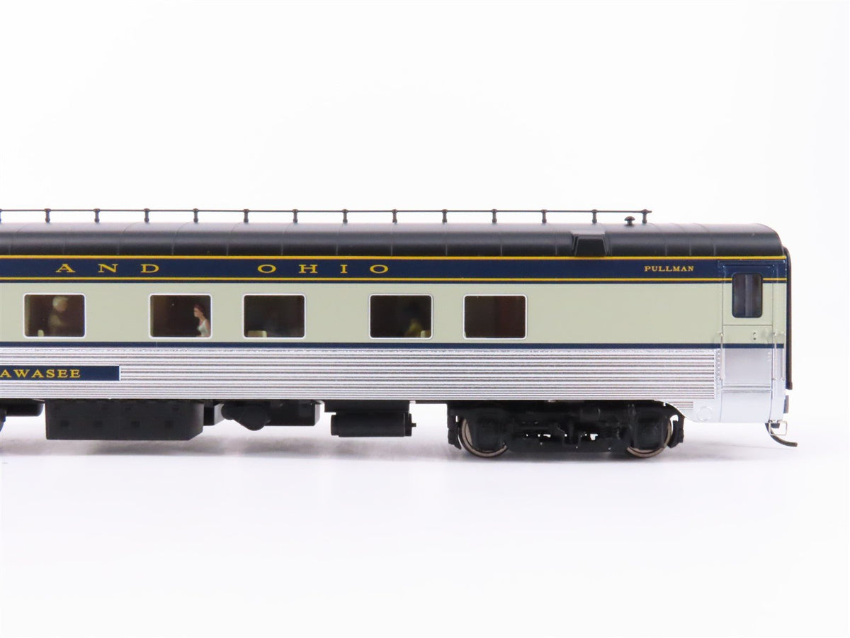 HO Scale Walthers Proto 920-9419 B&amp;O 85&#39; P-S Lounge-Obs Passenger Car &quot;Wawasee&quot;