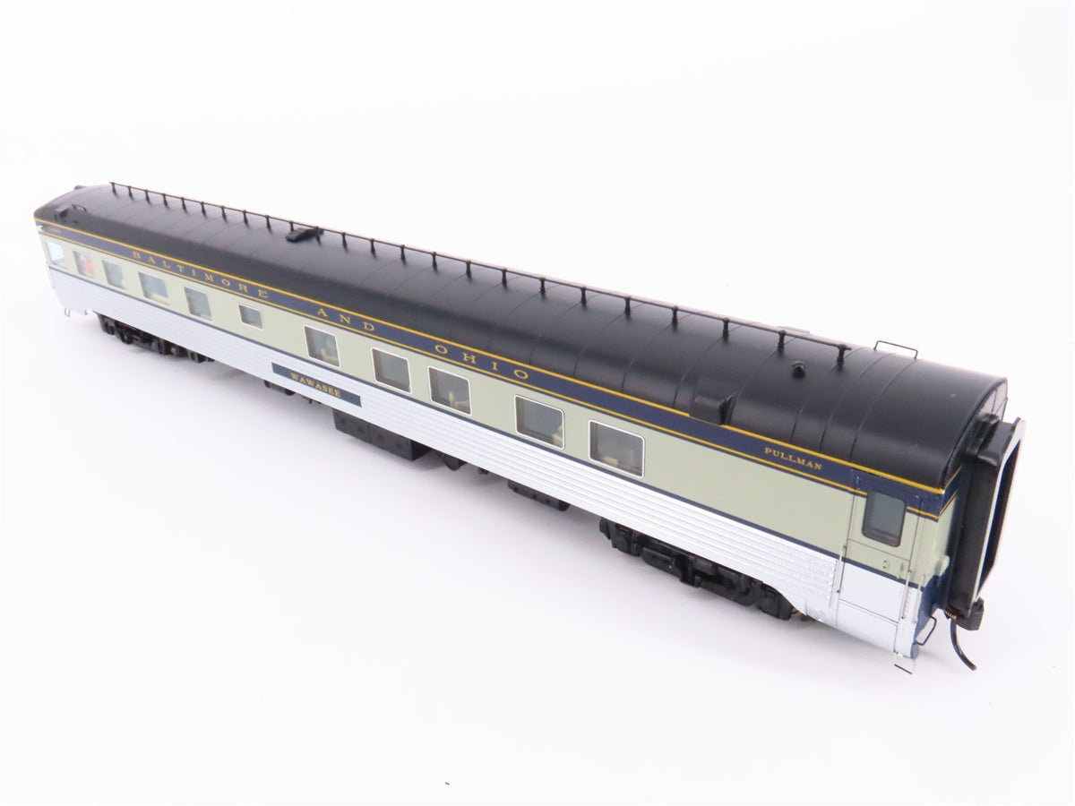 HO Scale Walthers Proto 920-9419 B&amp;O 85&#39; P-S Lounge-Obs Passenger Car &quot;Wawasee&quot;