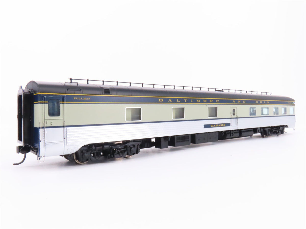 HO Scale Walthers Proto 920-9419 B&amp;O 85&#39; P-S Lounge-Obs Passenger Car &quot;Wawasee&quot;