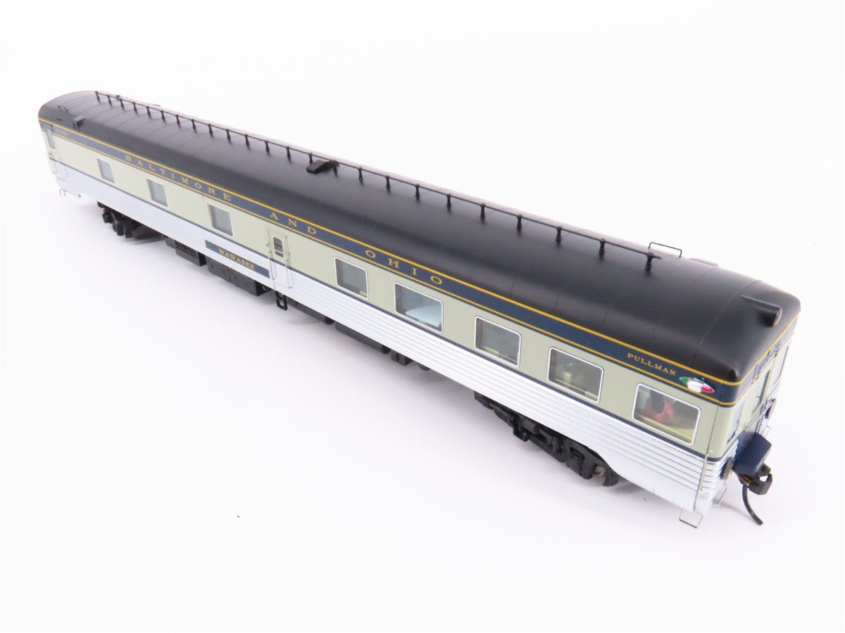 HO Scale Walthers Proto 920-9419 B&amp;O 85&#39; P-S Lounge-Obs Passenger Car &quot;Wawasee&quot;