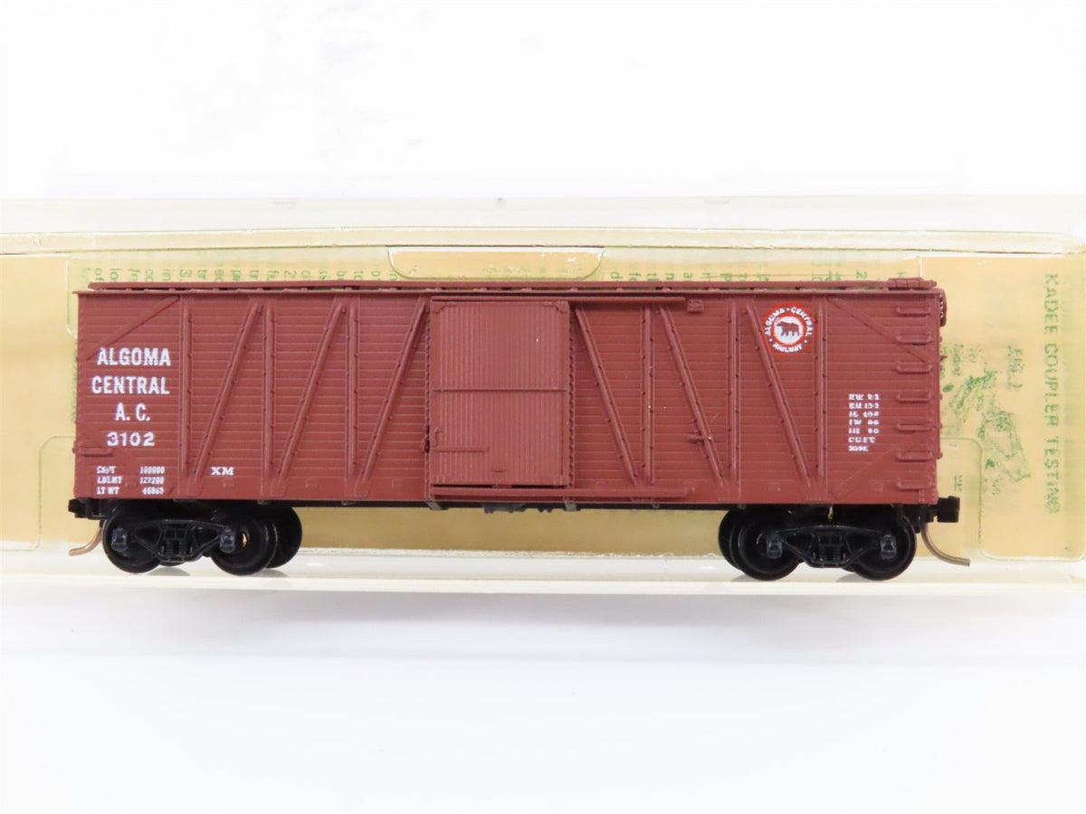 N Scale Kadee Micro-Trains MTL 28060 AC Algoma Central 40&#39; Box Car #3102