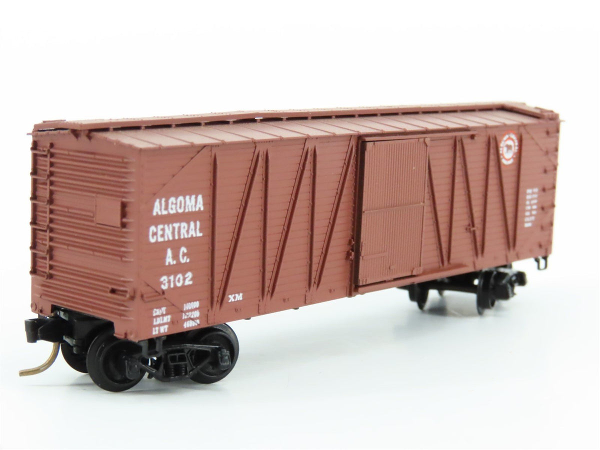 N Scale Kadee Micro-Trains MTL 28060 AC Algoma Central 40&#39; Box Car #3102