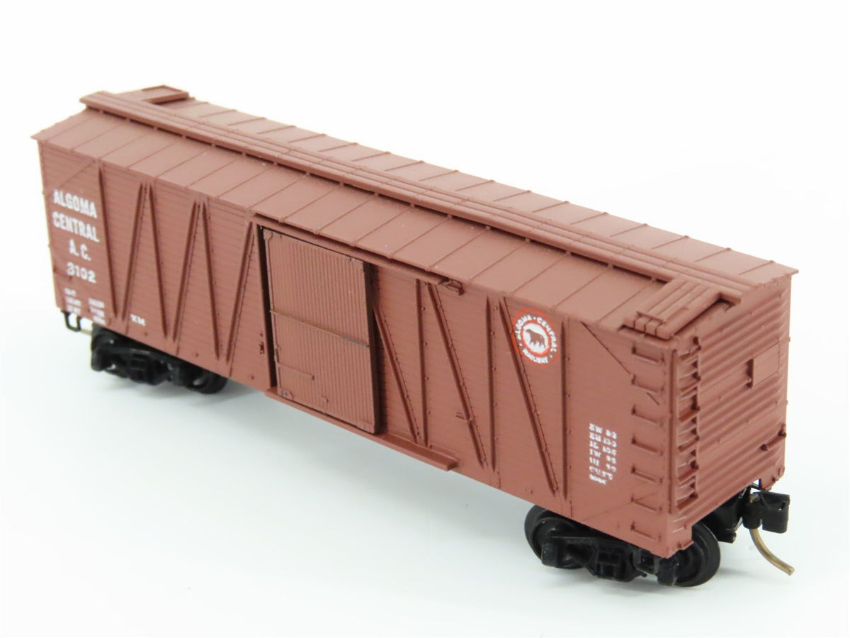 N Scale Kadee Micro-Trains MTL 28060 AC Algoma Central 40&#39; Box Car #3102