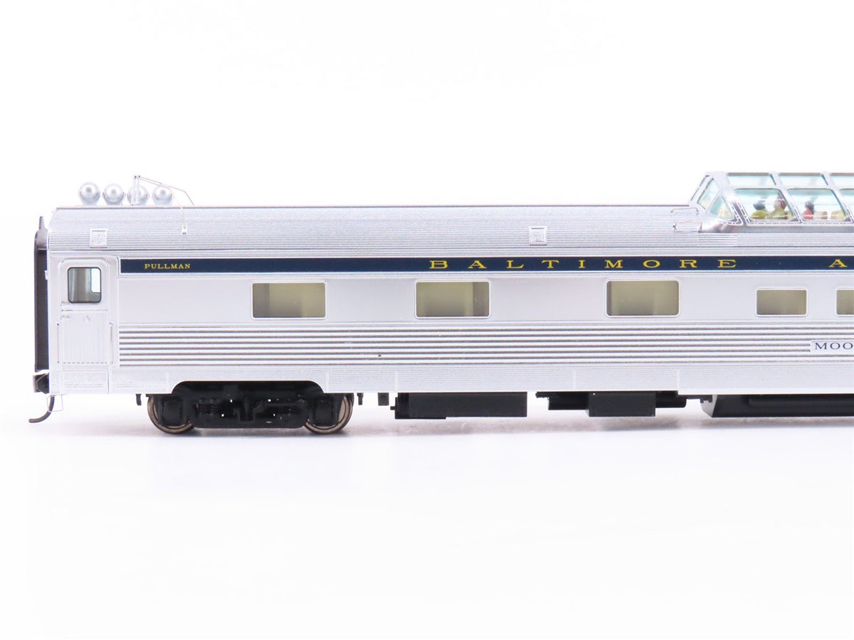 HO Walthers Proto 920-9415 B&amp;O 85&#39; 5-1-3 Dome Passenger Car &quot;Moonlight Dome&quot;