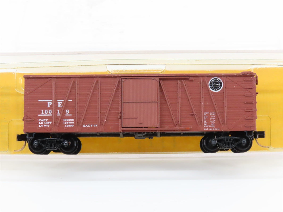 N Kadee Micro-Trains MTL 28362-1 PE Pacific Electric 40&#39; Boxcar 10019 Blue Label