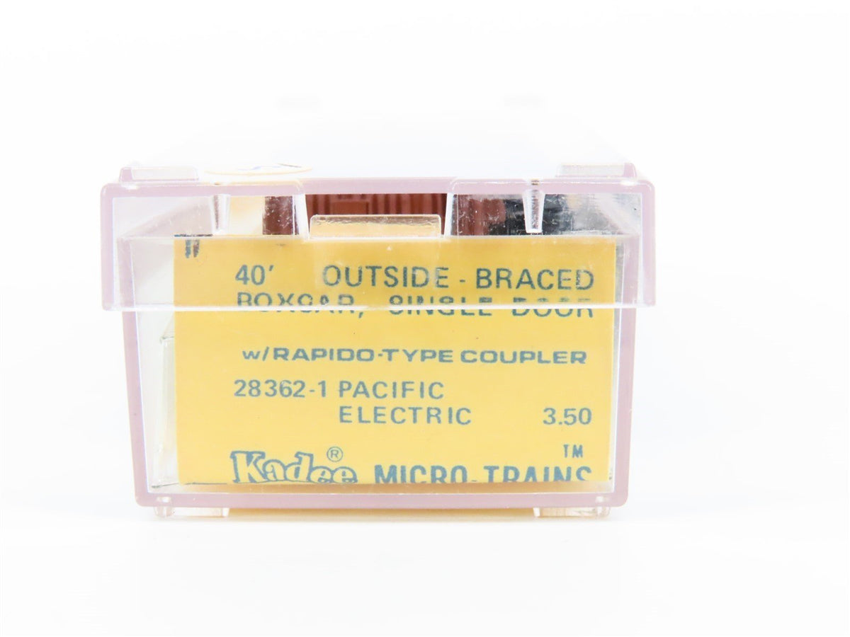 N Kadee Micro-Trains MTL 28362-1 PE Pacific Electric 40&#39; Boxcar 10019 Blue Label