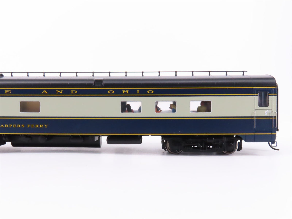 HO Walthers Proto 920-9410 B&amp;O 85&#39; P-S Lounge Passenger Car &quot;Harpers Ferry&quot;