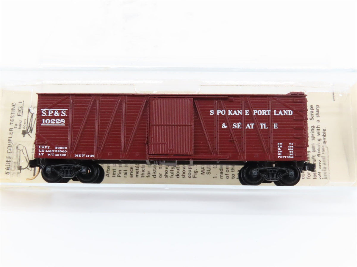 N Kadee Micro-Trains MTL 28070 SP&amp;S Spokane Portland &amp; Seattle Box Car #10228