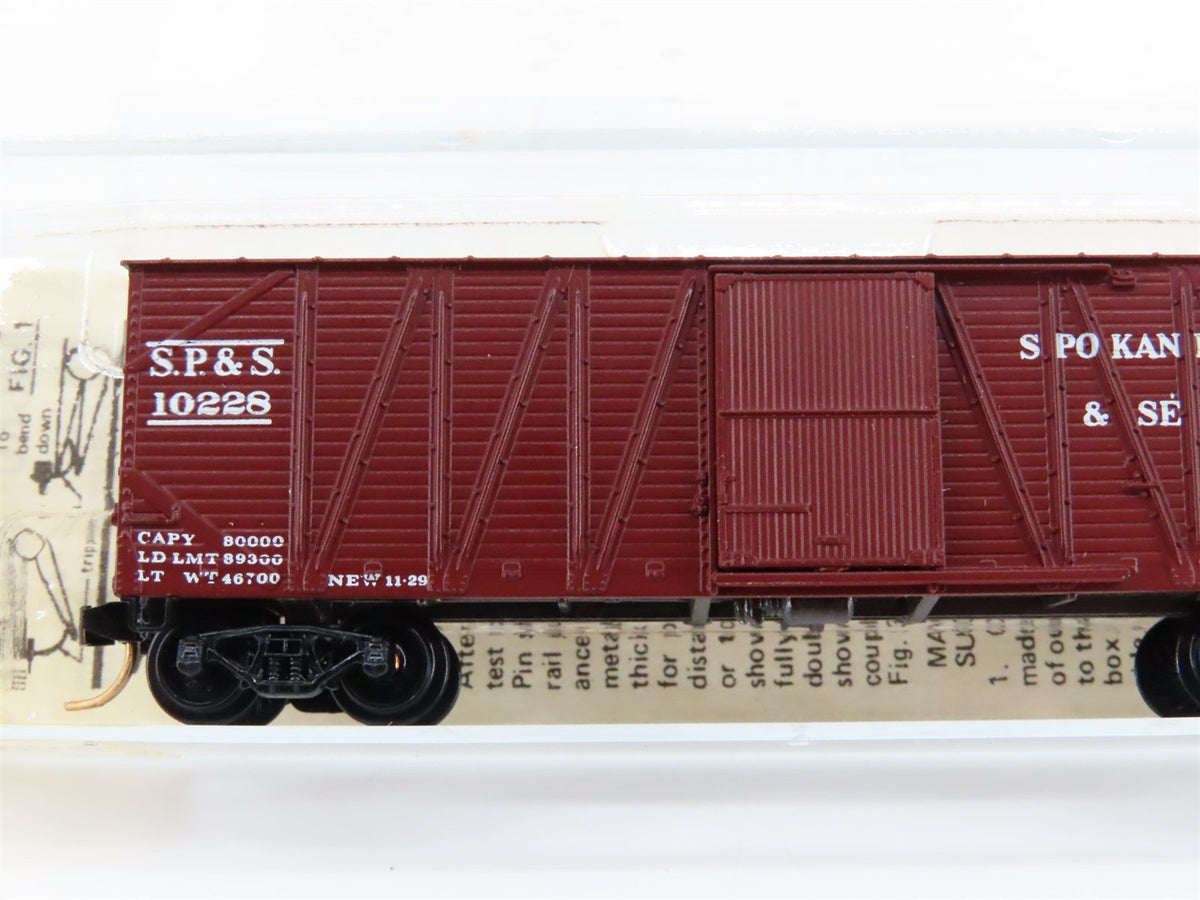 N Kadee Micro-Trains MTL 28070 SP&amp;S Spokane Portland &amp; Seattle Box Car #10228