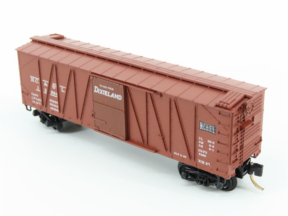 N Kadee Micro-Trains MTL 28110 NC&amp;STL Dixieland 40&#39; Single Door Box Car #15994