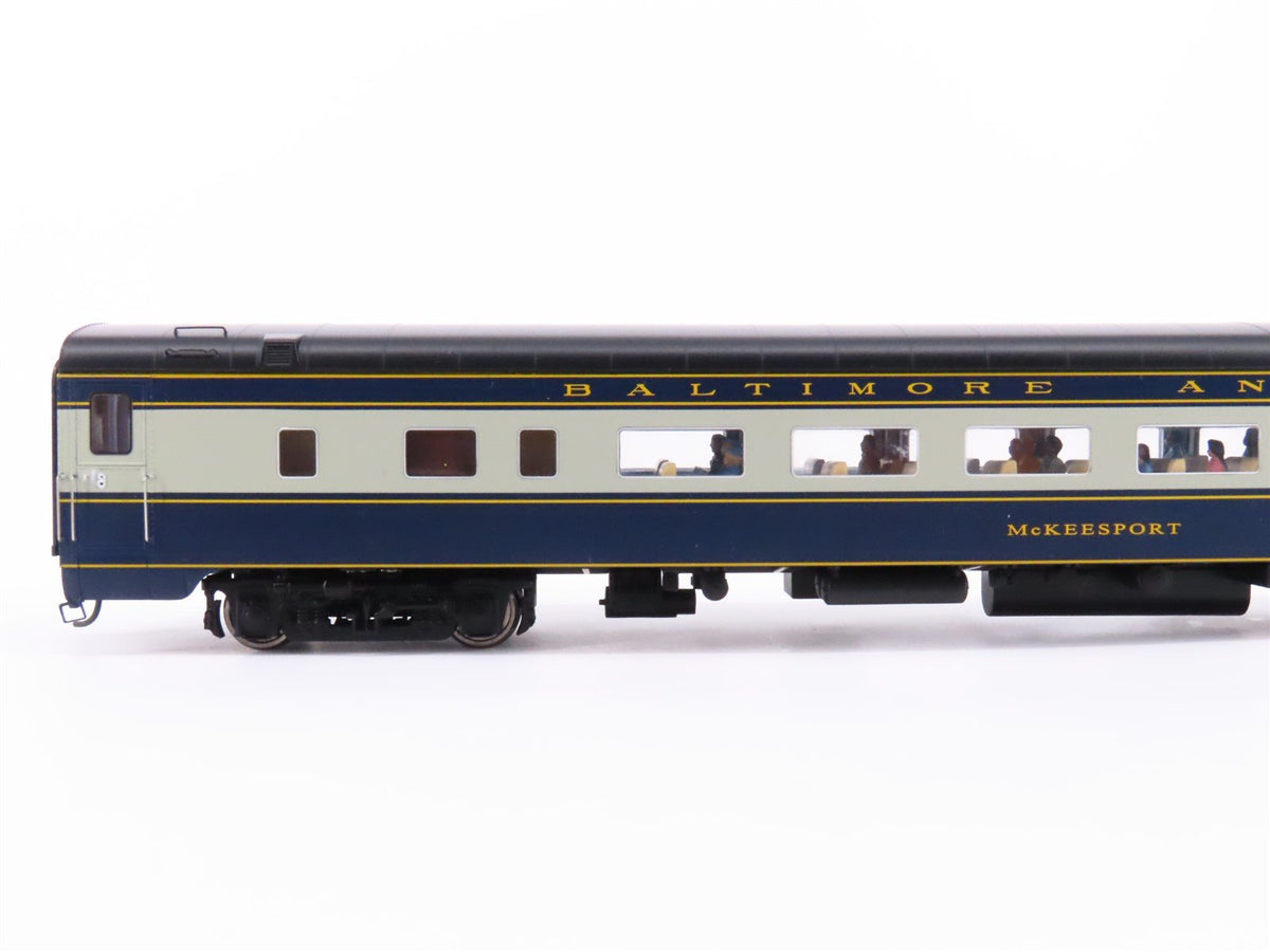 HO Walthers Proto 920-9411 B&amp;O 85&#39; P-S 56-Seat Coach Passenger Car &quot;McKeesport&quot;