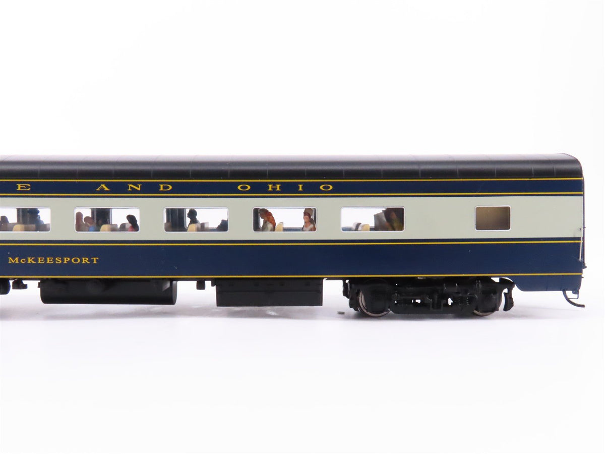 HO Walthers Proto 920-9411 B&amp;O 85&#39; P-S 56-Seat Coach Passenger Car &quot;McKeesport&quot;