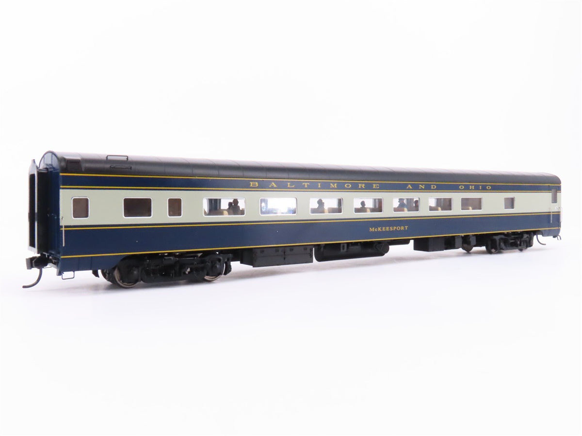 HO Walthers Proto 920-9411 B&amp;O 85&#39; P-S 56-Seat Coach Passenger Car &quot;McKeesport&quot;