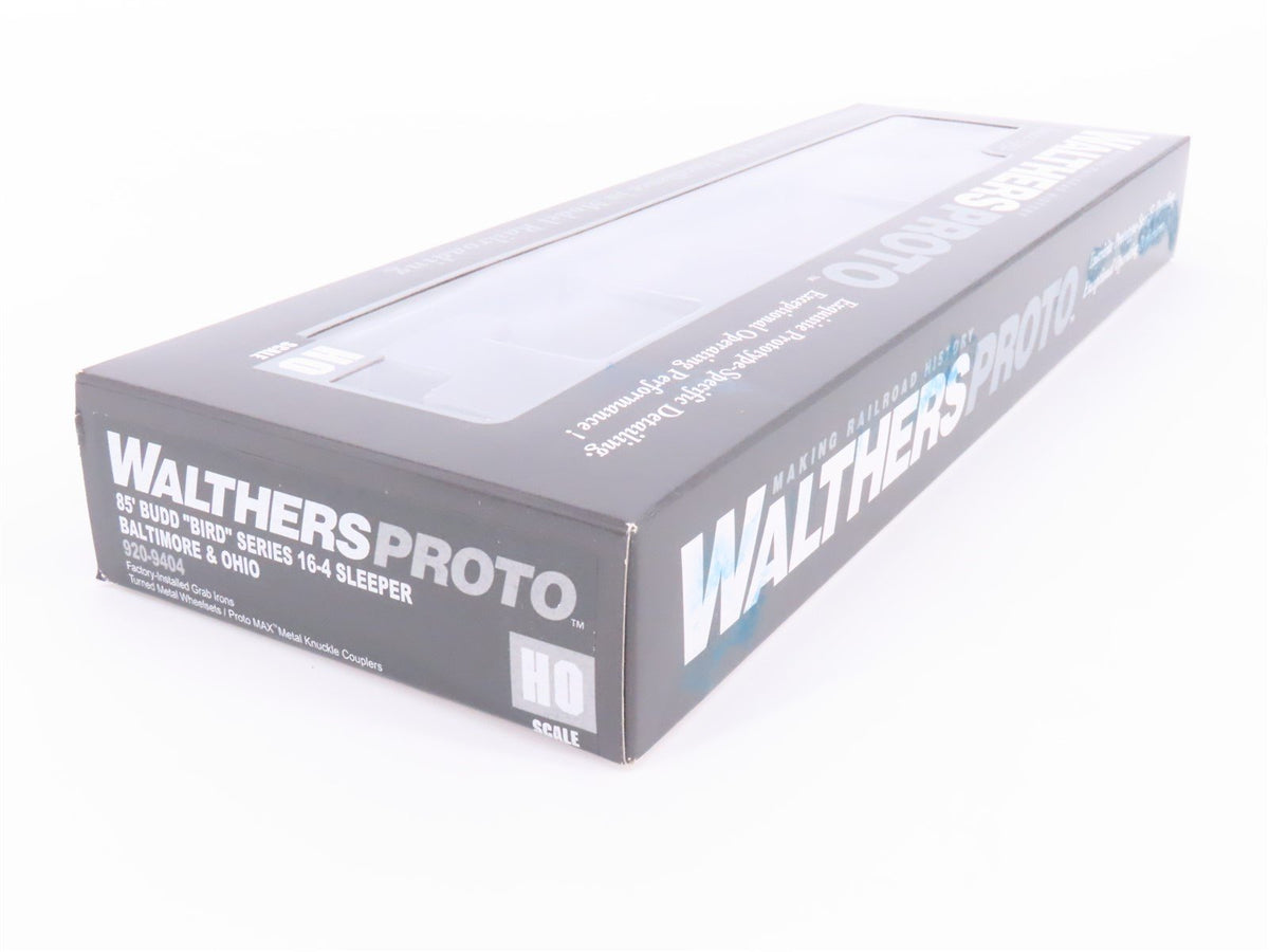 HO Scale Walthers Proto 920-9404 B&amp;O 85&#39; Budd 16-4 Sleeper Passenger Car