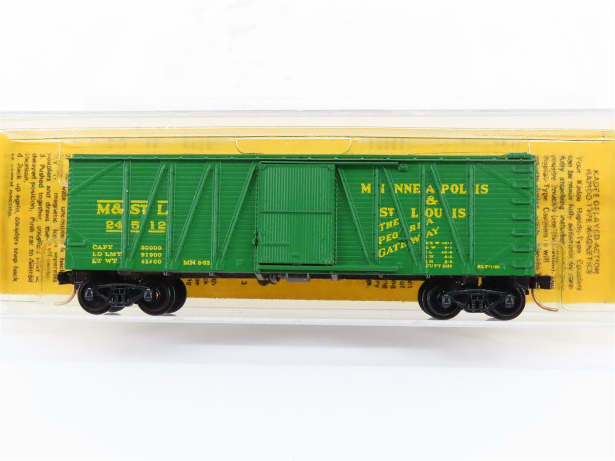 N Scale Kadee Micro-Trains MTL 28352-1 M&amp;STL Peoria Gateway 40&#39; Box Car #24512