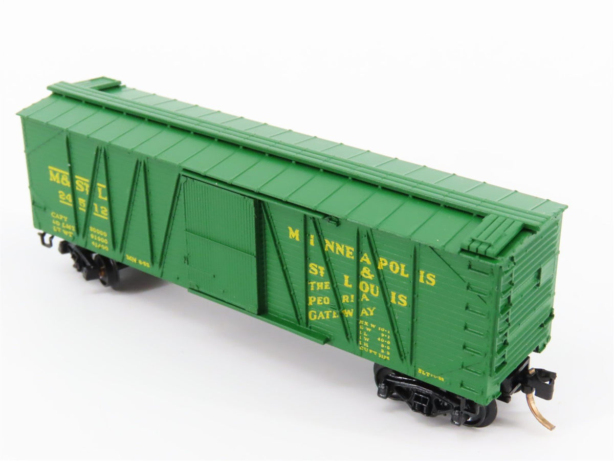 N Scale Kadee Micro-Trains MTL 28352-1 M&amp;STL Peoria Gateway 40&#39; Box Car #24512