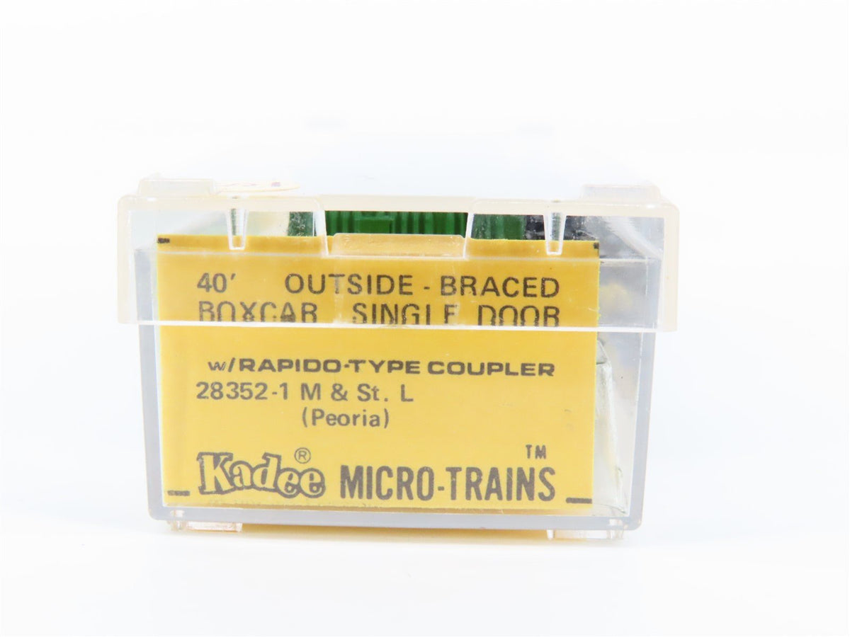 N Scale Kadee Micro-Trains MTL 28352-1 M&amp;STL Peoria Gateway 40&#39; Box Car #24512