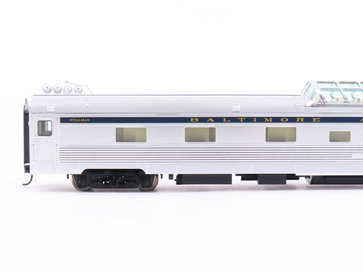 HO Scale Walthers Proto 920-9405 B&amp;O 85&#39; 5-1-3 Dome/Sleeper Passenger Car