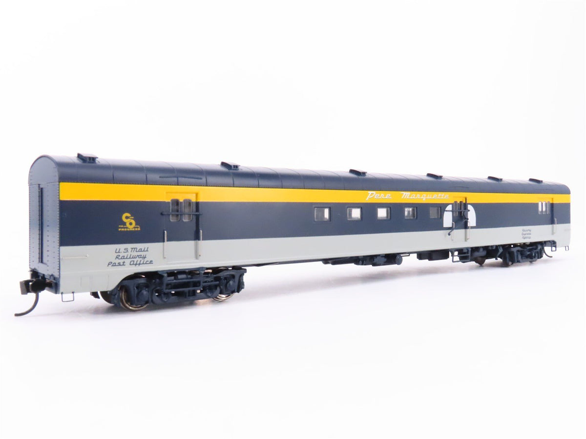 HO Walthers Proto 920-9360 PM Pere Marquette RPO/Baggage Passenger Car