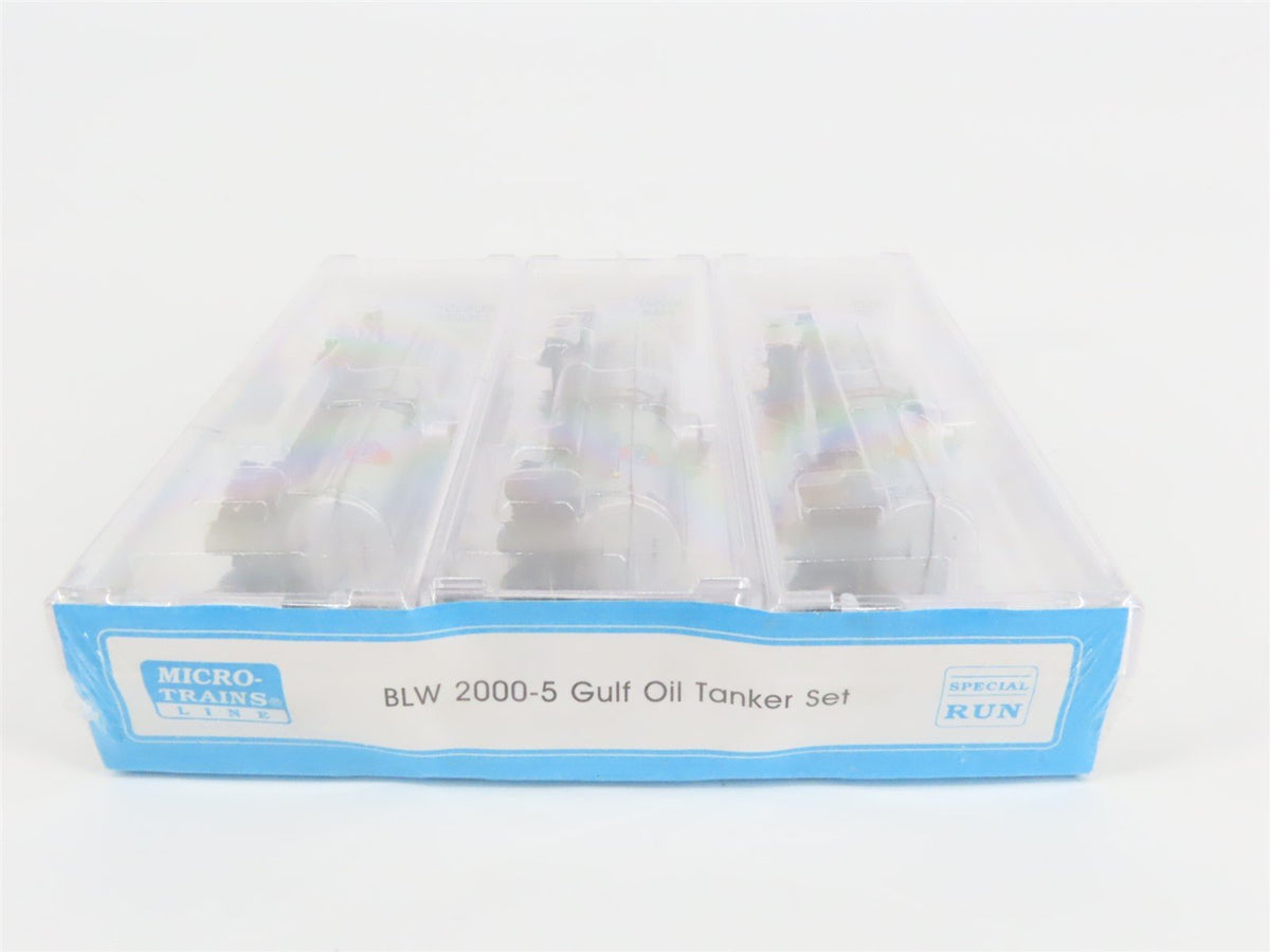 N Micro-Trains MTL BLW 2000-5 Special Run GATX Gulf Oil Tank Car 3-Pack Sealed