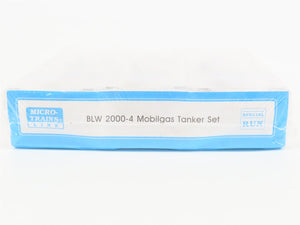 N Micro-Trains MTL BLW 2000-4 Special Run SOVX Mobilgas Tank Car 3-Pack Sealed