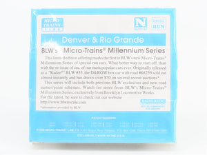 N Scale Micro-Trains MTL BLW 20000-1 D&RGW Rio Grande 40' Box Car 3-Pack Sealed