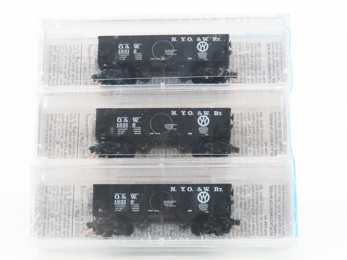 N Scale Micro-Trains MTL BLW 2000-8 Special Run NYO&amp;WRy Hopper 3-Pack Sealed